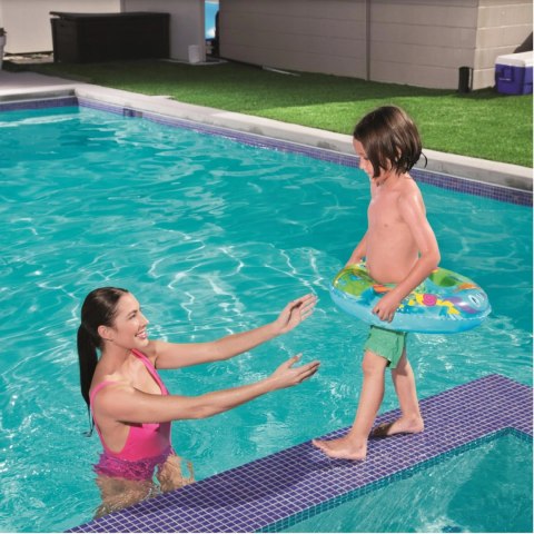 Bestway Bestway kółko koło dmuchane do pływania dla dziecka 56cm 3-6lat 36013 ocean