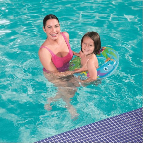 Bestway Bestway kółko koło dmuchane do pływania dla dziecka 56cm 3-6lat 36013 ocean