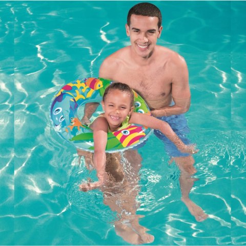 Bestway Bestway kółko koło dmuchane do pływania dla dziecka 56cm 3-6lat 36013 ocean