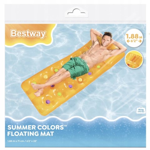 Bestway Bestway materac do pływania 188 x 71 cm 43014P Bestway Bestway materac do pływania 188 x 71 cm 43014P