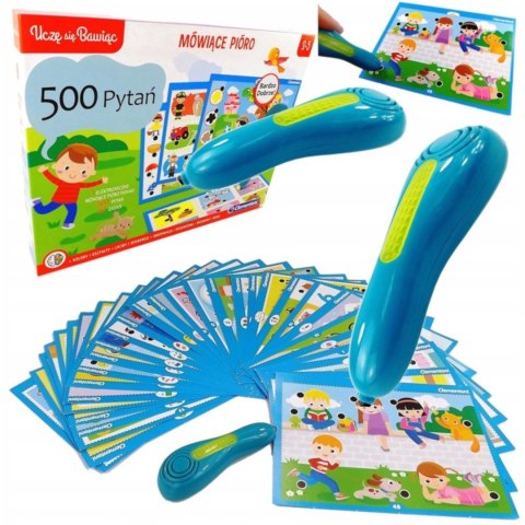 Clementoni Gra edukacyjna Mówiące pióro 500 pytań Clementoni