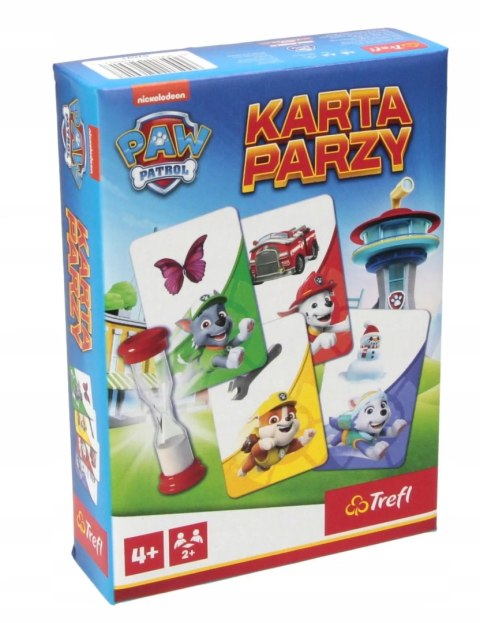 Trefl Gra podróżna Karta Parzy Psi Patrol Trefl 56 kart 4+ 02691 Trefl Gra podróżna Karta Parzy Psi Patrol Trefl 56 kart 4+ 02691
