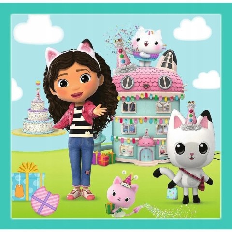 Trefl KOCI DOMEK GABI PUZZLE 3W1 3+ TREFL 34871 Trefl KOCI DOMEK GABI PUZZLE 3W1 3+ TREFL 34871