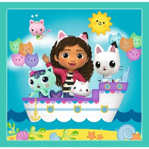 Trefl KOCI DOMEK GABI PUZZLE 3W1 3+ TREFL 34871 Trefl KOCI DOMEK GABI PUZZLE 3W1 3+ TREFL 34871