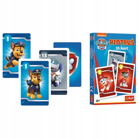 Trefl Karty Piotruś Paw Patrol Psi patrol Trefl 08513 Trefl Karty Piotruś Paw Patrol Psi patrol Trefl 08513