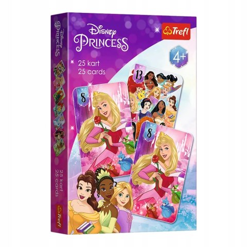 Trefl Karty Piotruś Princess księżniczki disney +4 Trefl 08496 Trefl Karty Piotruś Princess księżniczki disney +4 Trefl 08496