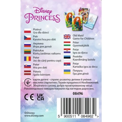Trefl Karty Piotruś Princess księżniczki disney +4 Trefl 08496 Trefl Karty Piotruś Princess księżniczki disney +4 Trefl 08496