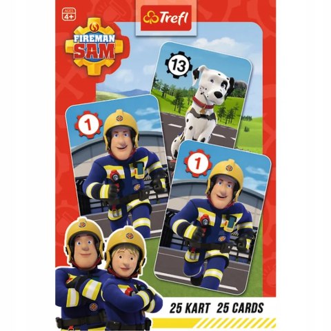 Trefl Karty Piotruś Strażak Sam Fireman Sam +4 Trefl 08505 Trefl Karty Piotruś Strażak Sam Fireman Sam +4 Trefl 08505