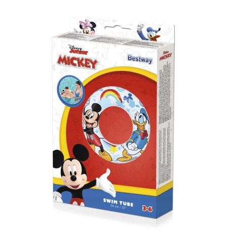 Bestway Koło do pływania dla dzieci Myszka Mickey 91004