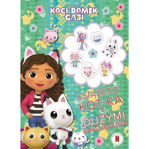 Trefl Książecz-kot-ka z dużymi naklejkami kolorowanka Koci domek Gabi Trefl 97641 Trefl Książecz-kot-ka z dużymi naklejkami kolorowanka Koci domek Gabi Trefl 97641