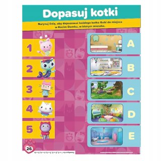 Trefl Książeczka Koci Domek Gabi 300 naklejek Trefl KS79760