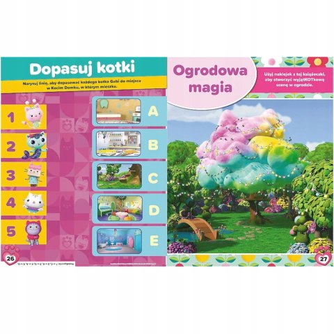 Trefl Książeczka Koci Domek Gabi 300 naklejek Trefl KS79760