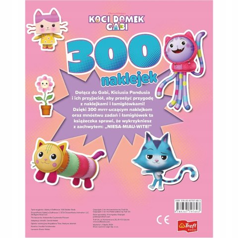 Trefl Książeczka Koci Domek Gabi 300 naklejek Trefl KS79760