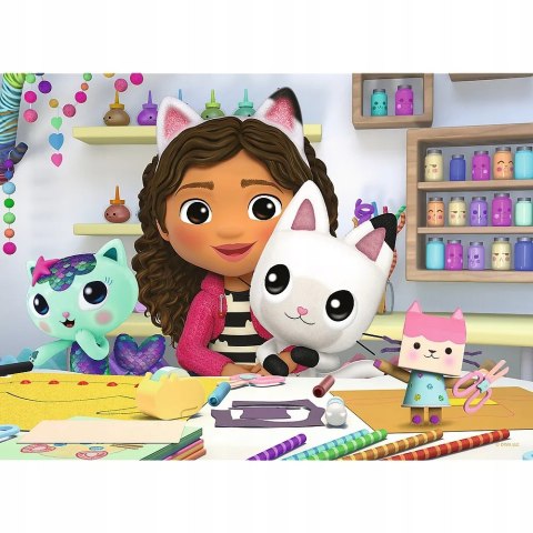 Trefl Puzzle 20 MiniMaxi Koci Domek Gabi 20 elementów 3+ Trefl 21156 Trefl Puzzle 20 MiniMaxi Koci Domek Gabi 20 elementów 3+ Trefl 21156