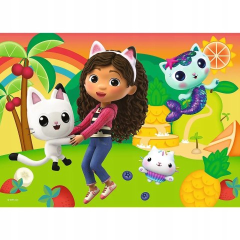 Trefl Puzzle 20 MiniMaxi Koci Domek Gabi 20 elementów 3+ Trefl 21158