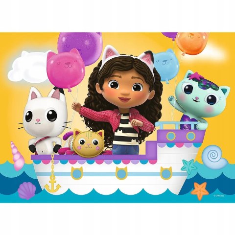 Trefl Puzzle 20 MiniMaxi Koci Domek Gabi na łodzi 20 elementów 3+ Trefl 21159 Trefl Puzzle 20 MiniMaxi Koci Domek Gabi na łodzi 20 elementów 3+ Trefl 21159