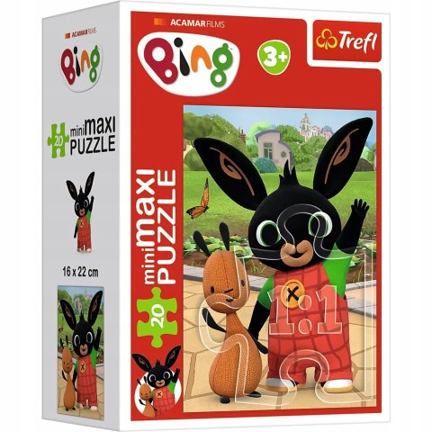 Trefl Puzzle 20 miniMAXI Bing 20 elementów przyjaciele binga 3+ Trefl 21128