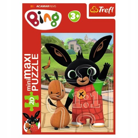 Trefl Puzzle 20 miniMAXI Bing 20 elementów przyjaciele binga 3+ Trefl 21128