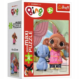 Trefl Puzzle 20 miniMAXI Bing 20 elementów przyjaciele binga 3+ Trefl 21129