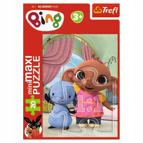 Trefl Puzzle 20 miniMAXI Bing 20 elementów przyjaciele binga 3+ Trefl 21129