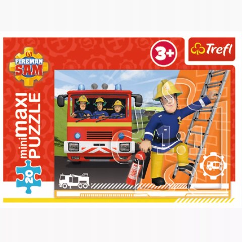 Trefl Puzzle 20 miniMAXI Strażak Sam 20 elementów 3+ Trefl 21113 Trefl Puzzle 20 miniMAXI Strażak Sam 20 elementów 3+ Trefl 21113