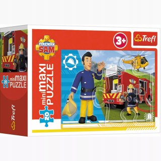 Trefl Puzzle 20 miniMAXI Strażak Sam 20 elementów akcja ratunkowa 3+ Trefl 21115