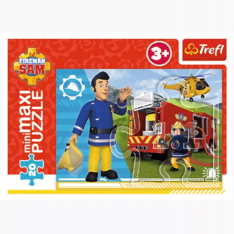 Trefl Puzzle 20 miniMAXI Strażak Sam 20 elementów akcja ratunkowa 3+ Trefl 21115 Trefl Puzzle 20 miniMAXI Strażak Sam 20 elementów akcja ratunkowa 3+ Trefl 21115