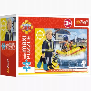 Trefl Puzzle 20 miniMAXI Strażak Sam 20 elementów bohaterski Sam 3+ Trefl 21114