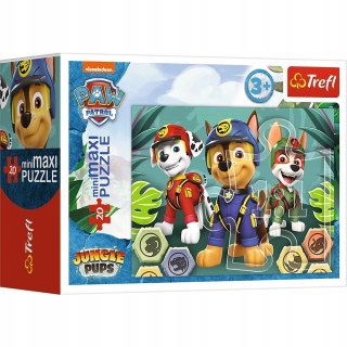 Trefl Puzzle 20 miniMAXI psi patrol w lesie 20 elementów 3+ Trefl 21145