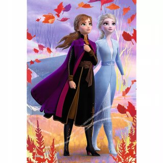 Trefl Puzzle 54 mini Frozen Kraina Lodu Anna Elsa 54 elementy Trefl 19639