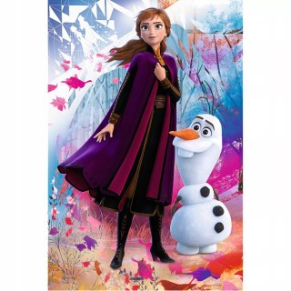 Trefl Puzzle 54 mini Frozen Kraina Lodu Anna i Olaf 54 elementy Trefl 19638