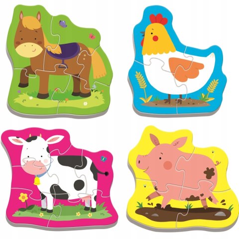 Trefl Puzzle Baby zwierzęta na wsi Trefl 36070 Trefl Puzzle Baby zwierzęta na wsi Trefl 36070