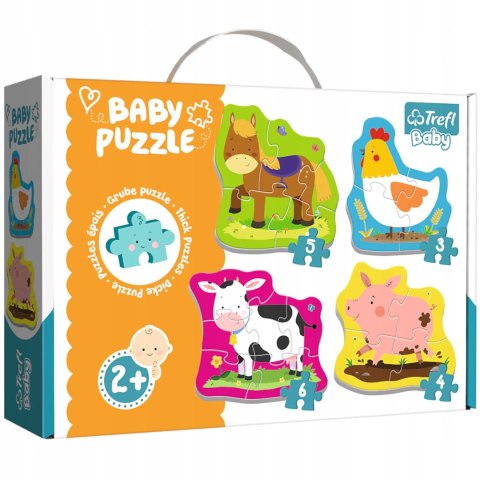 Trefl Puzzle Baby zwierzęta na wsi Trefl 36070 Trefl Puzzle Baby zwierzęta na wsi Trefl 36070