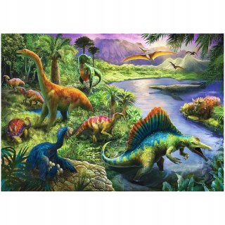 Trefl Puzzle Dinozaur 200 el. Drapieżne dinozaury Trefl 13281