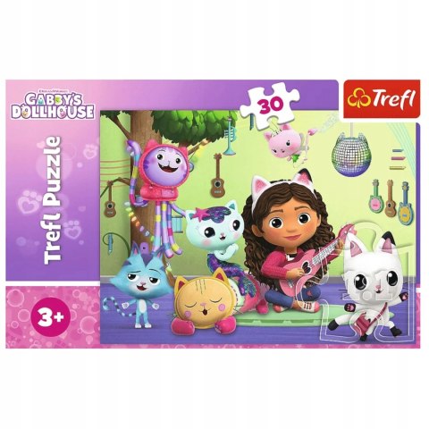 Trefl Puzzle Koci Domek Gabi 30 elementów Gabi i jej uroczy domek Trefl 18301 Trefl Puzzle Koci Domek Gabi 30 elementów Gabi i jej uroczy domek Trefl 18301