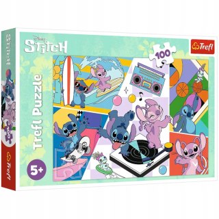 Trefl Puzzle Lilo & Stitch 100 el. Wspomnienia Lilo & Stitch Trefl 16473