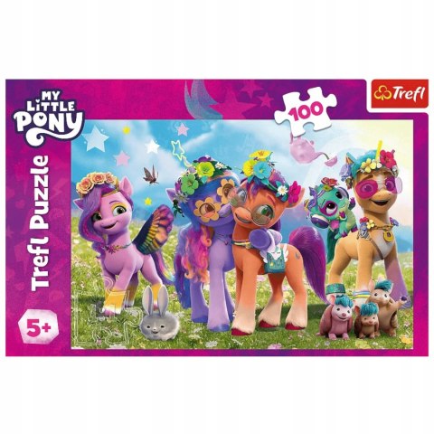 Trefl Puzzle My Little Pony 100 elementów Zabawne Kucyki Trefl 16463 Trefl Puzzle My Little Pony 100 elementów Zabawne Kucyki Trefl 16463