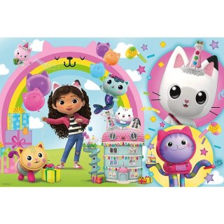 Trefl Puzzle TREFL Maxi 24 elementów Koci Domek Gabi Wesoła Gabi 14353