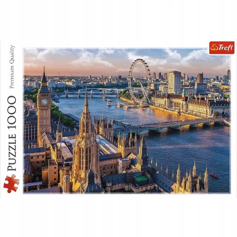 Trefl Puzzle widok Londyn, Anglia 1000 elementów Trefl 10404