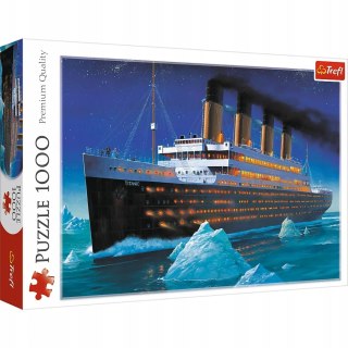 Trefl Puzzle widok statek Titanic 1000 elementów Trefl 10080