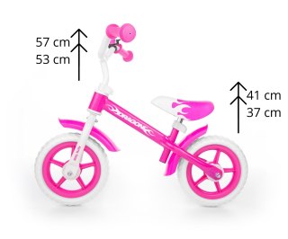 Milly Mally Rowerek Biegowy Dragon Pink