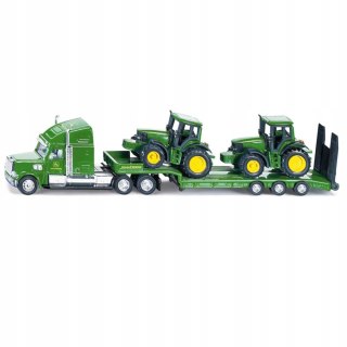 Siku Siku Farmer - Ciężarówka z naczepą + 2 traktory metal model 1:87 S1837