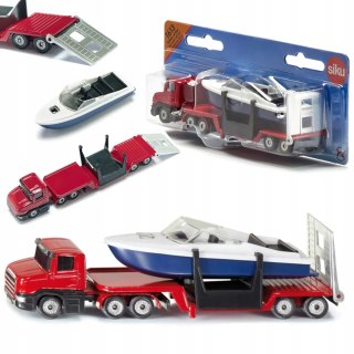 Siku Siku Laweta z łodzią ciężarówka metal model S1613