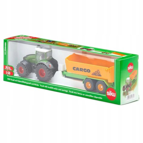 Siku Siku Traktor Fendt z podnośnikiem metal model 1:50 S1989