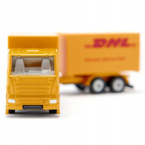 Siku Siku ciężarówka przyczepą DHL kurier model metal skala S1694 Siku Siku ciężarówka przyczepą DHL kurier model metal skala S1694