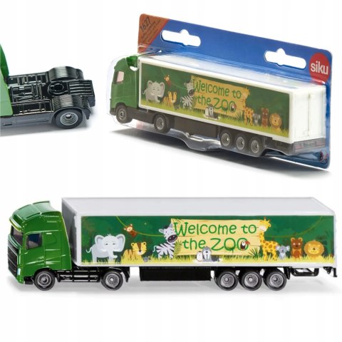 Siku Siku ciężarówka z przyczepą model metal skala 1:87 S1627 Siku Siku ciężarówka z przyczepą model metal skala 1:87 S1627