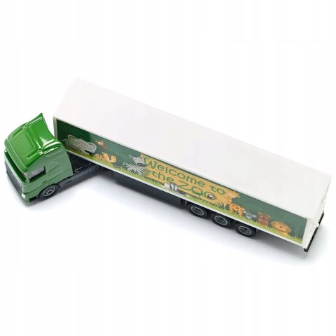 Siku Siku ciężarówka z przyczepą model metal skala 1:87 S1627 Siku Siku ciężarówka z przyczepą model metal skala 1:87 S1627