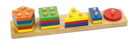 Viga Viga 58558 Klocki z sorterem kształtów - figury geometryczne Viga Viga 58558 Klocki z sorterem kształtów - figury geometryczne