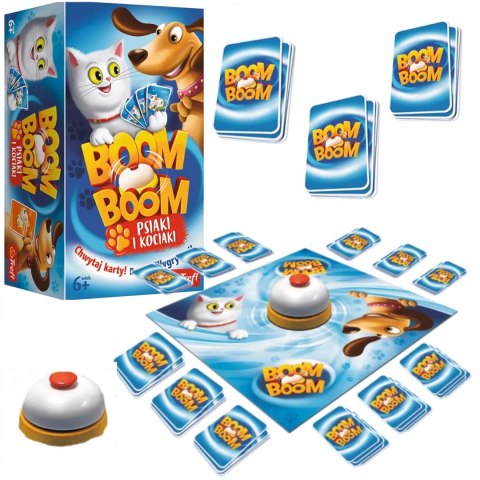 Trefl Gra Rodzinna Boom Boom Psiaki i Kociaki Trefl 01909
