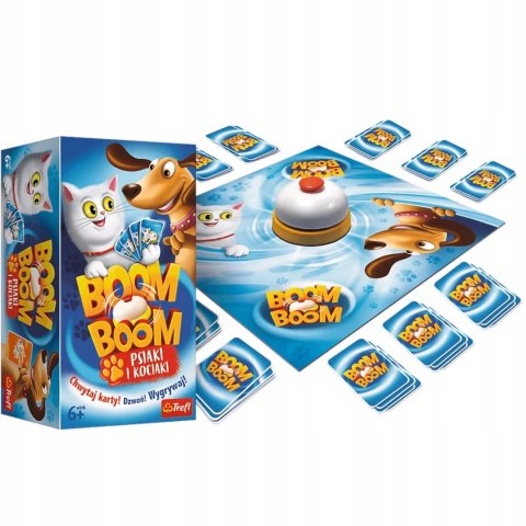 Trefl Gra Rodzinna Boom Boom Psiaki i Kociaki Trefl 01909